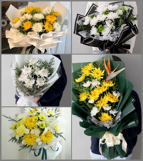 广东汕头市潮南区雷岭镇茶园村白事花束代送